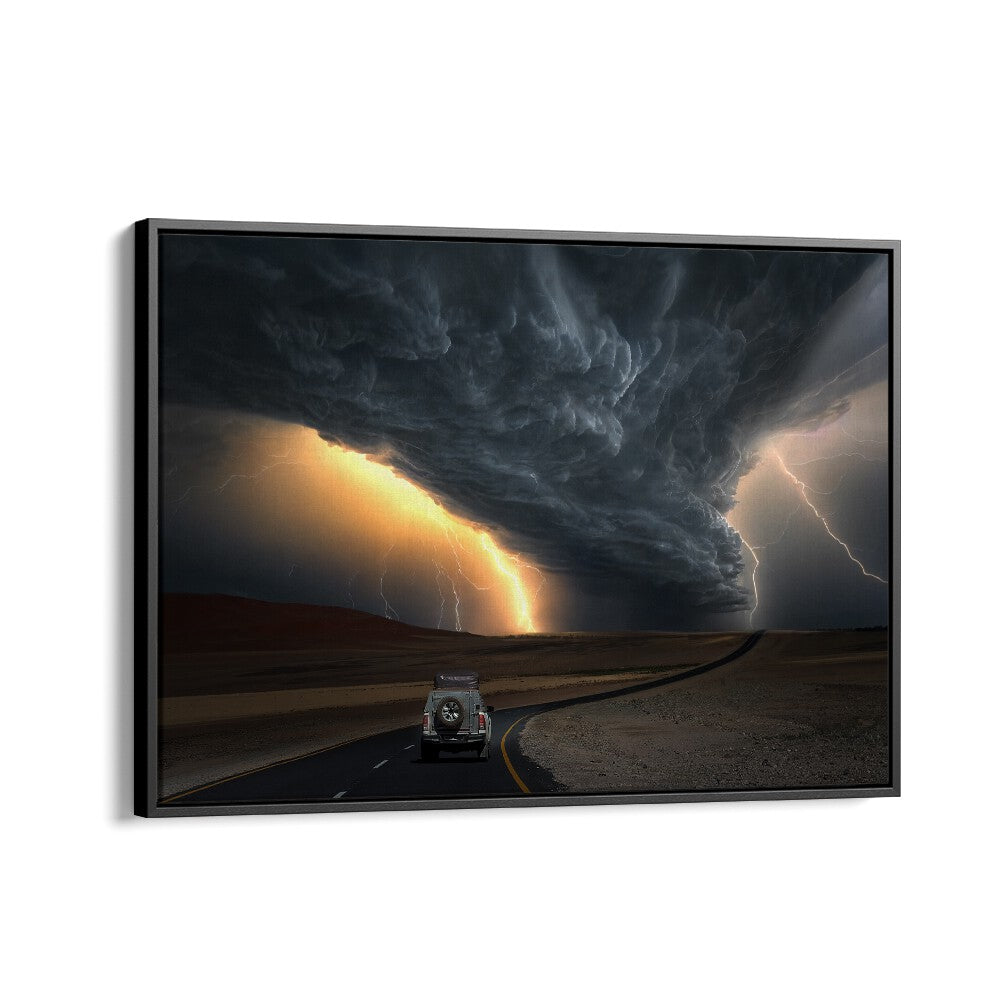 ABSTRACT painting - STORM ROAD by Asianmonk