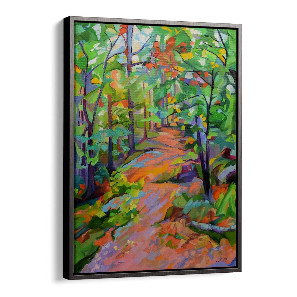 FOREST WALK , LANDSCAPE PAINTINGS