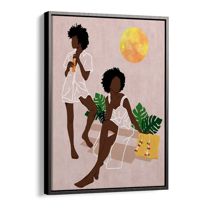 SUNLIT QUEENS , BOHO ART PAINTINGS