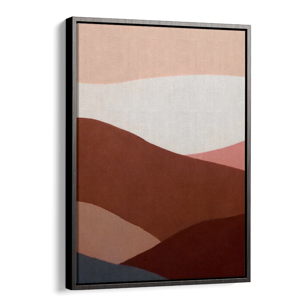 FAR FAR AWAY, ABSTRACT PAINTINGS featuring layered earth tones and soft shapes to enhance modern living spaces.