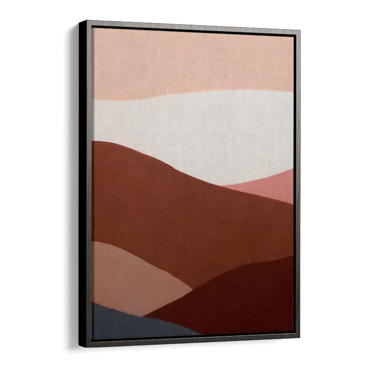 FAR FAR AWAY, ABSTRACT PAINTINGS featuring layered earth tones and soft shapes to enhance modern living spaces.