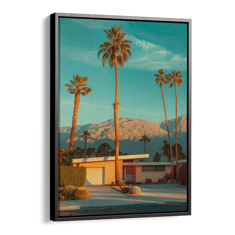 Vibrant FAMOUS PALM SPRINGS, BEACH PAINTINGS by Philippe Hugonnard captures California's sun-soaked allure perfectly.