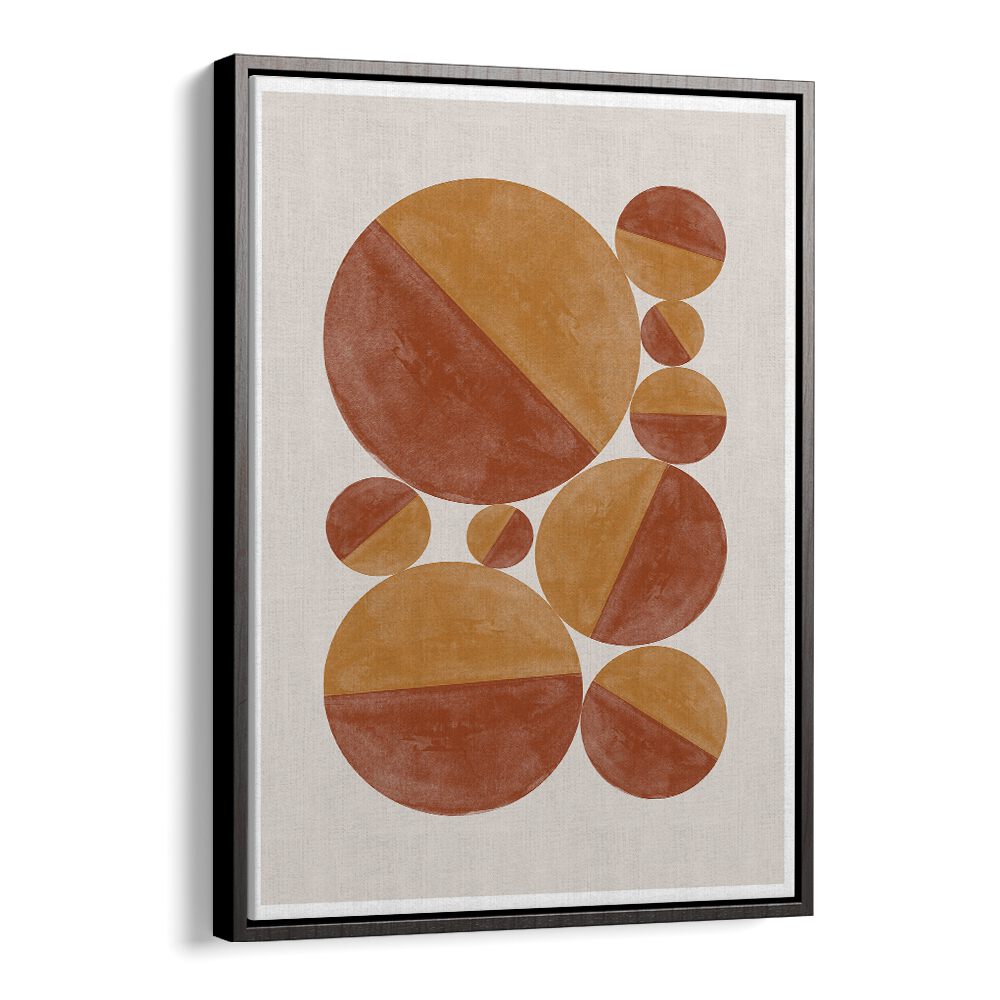 BURNT ORANGE BOLS BY THE MIUUS STUDIO , ABSTRACT PAINTINGS, ABSTRACT ART PRINTS