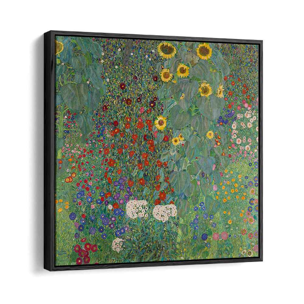 FARM GARDEN WITH SUNFLOWERS (1907) , VINTAGE PAINTINGS