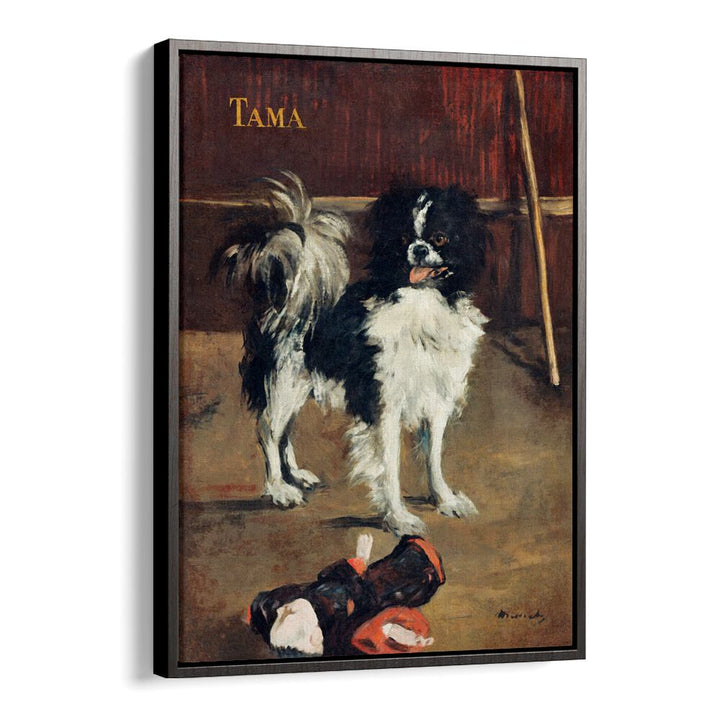 TAMA, THE JAPANESE DOG (1875) BY EDOUARD MANET , VINTAGE PAINTINGS