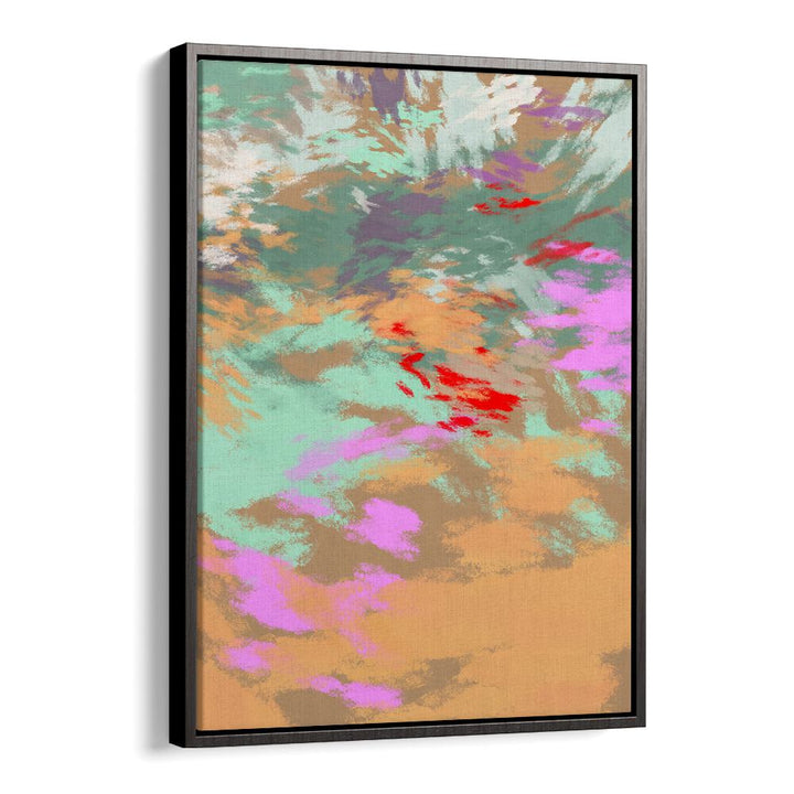 Bright and colorful abstract artwork, LAZY SUMMER DAYS II, captures the essence of summer vibes and relaxation.