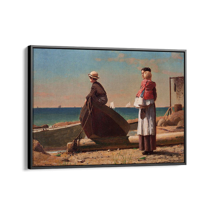 DAD'S COMING (1873)  , VINTAGE PAINTINGS