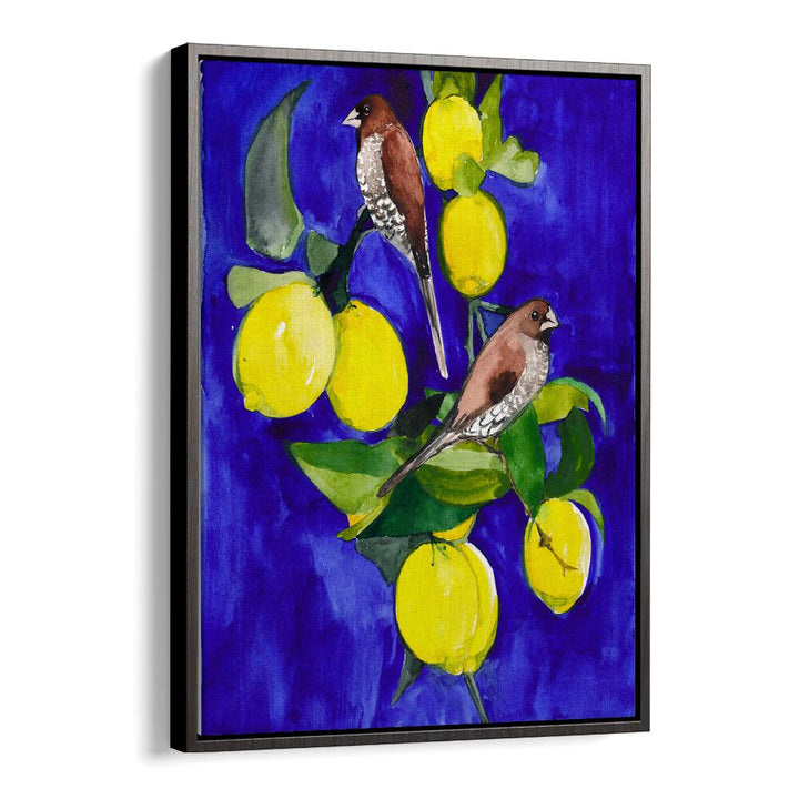 LEMON TREE WITH FINCHES SMALL