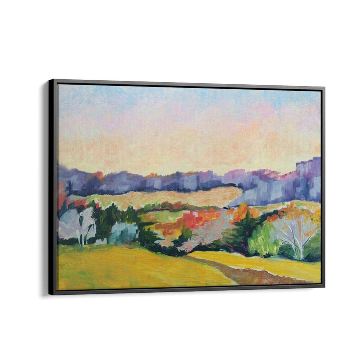 COVERED BRIDGE ROAD , LANDSCAPE PAINTINGS