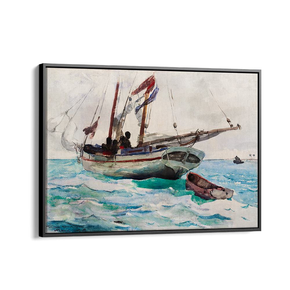 SCHOONER–NASSAU (CA. 1888–1889) ,  VINTAGE PAINTINGS