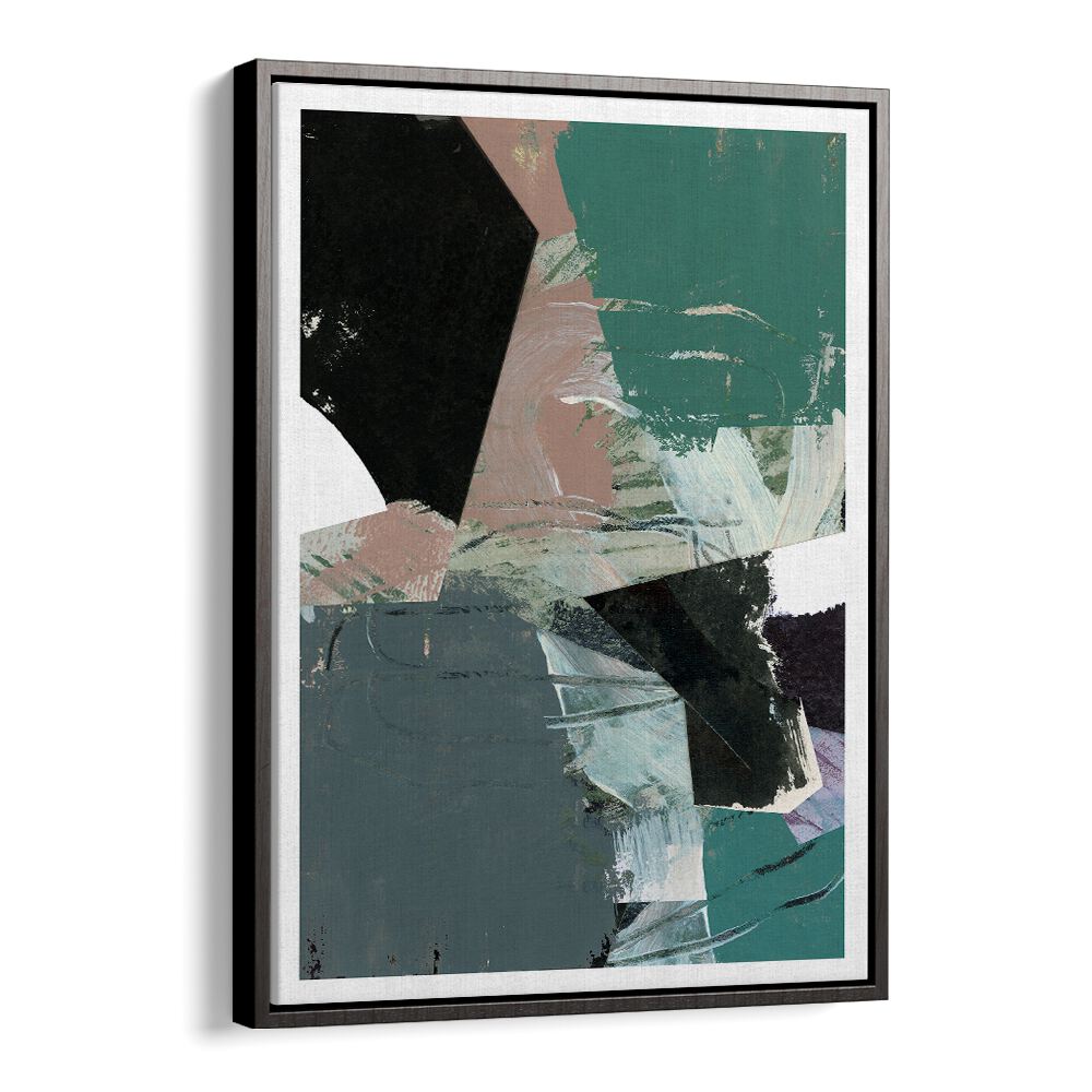 Stunning BLUE BLACK NEUTRAL III, ABSTRACT PAINTINGS featuring rich blue and black hues with soft neutral tones.