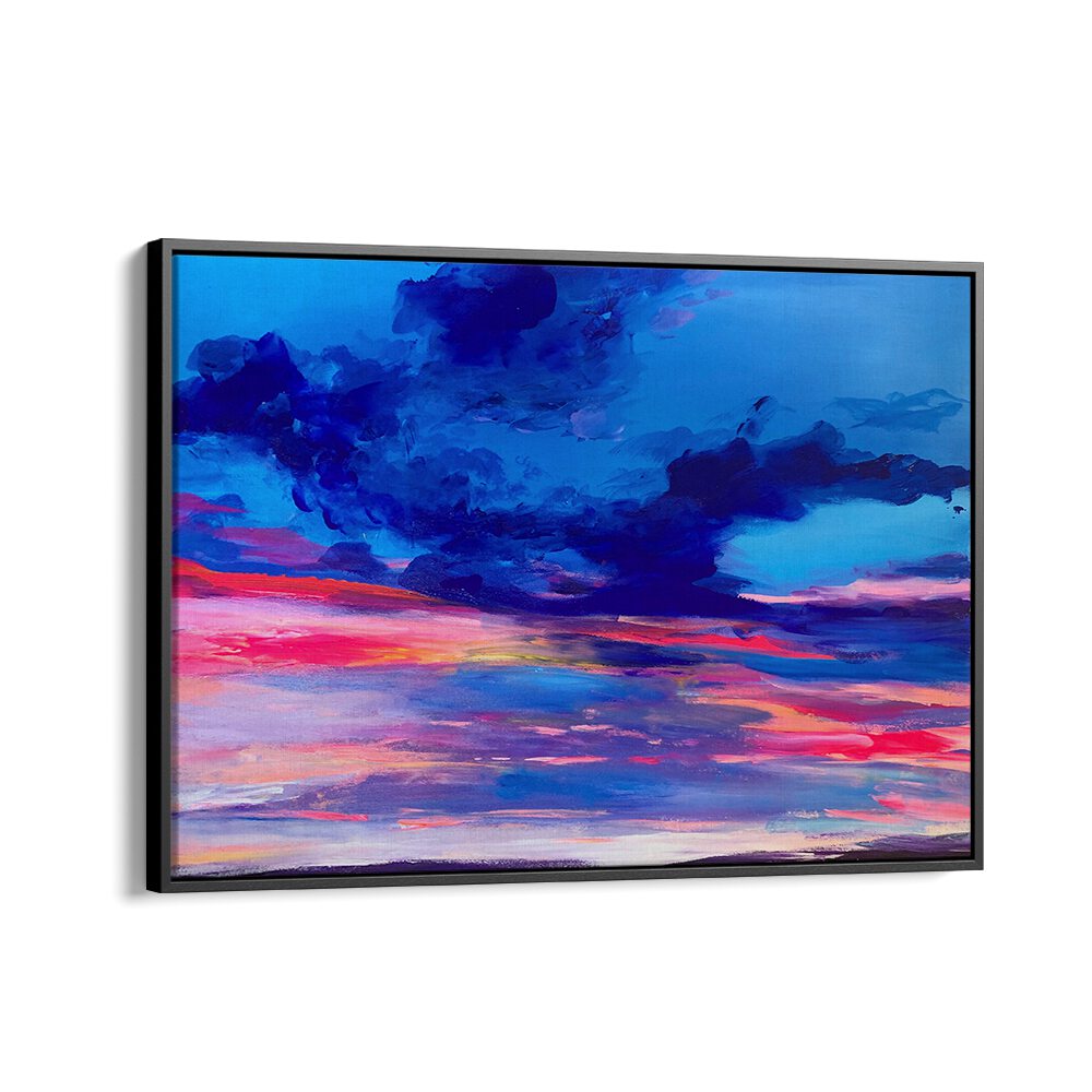 FLORIDA SUNSET IN BLUE , LANDSCAPE PAINTINGS