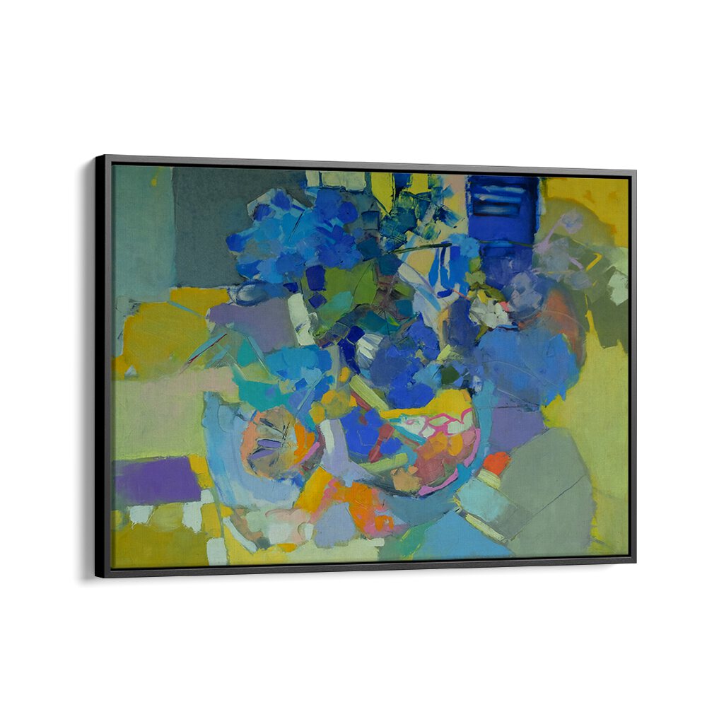 Vibrant GARDEN, ABSTRACT PAINTINGS showcase colorful blooms, perfect for enhancing outdoor elegance and charm.
