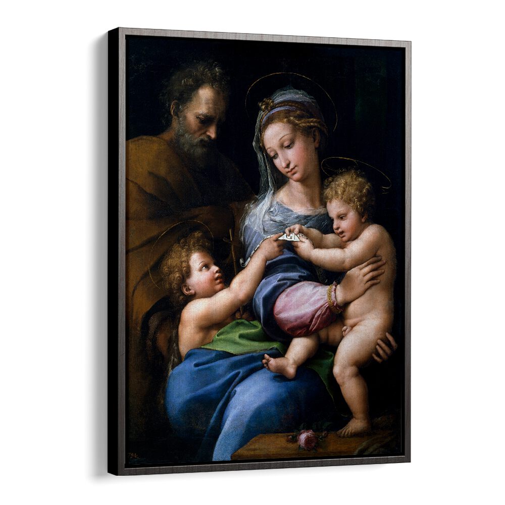 MADONNA OF THE ROSE (1517) BY RAPHAEL RAFFAELLO , VINTAGE PAINTINGS