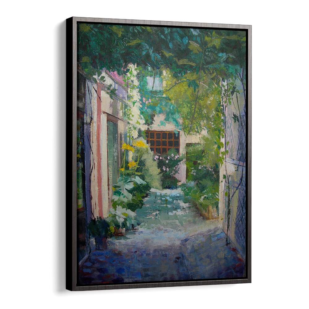 COURTYARD , LANDSCAPE PAINTINGS