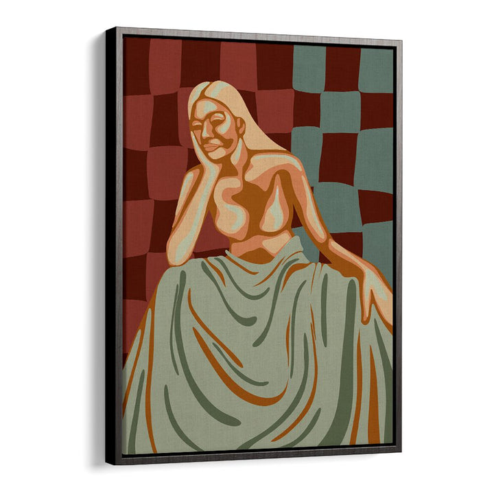 Elegant CHRISTINA II, PORTRAITS artwork features a contemplative figure, perfect for modern decor.
