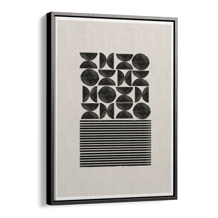 BLACK GEOMETRIC PATTERNS I BY THE MIUUS STUDIO , ABSTRACT PAINTINGS, ABSTRACT ART PRINTS