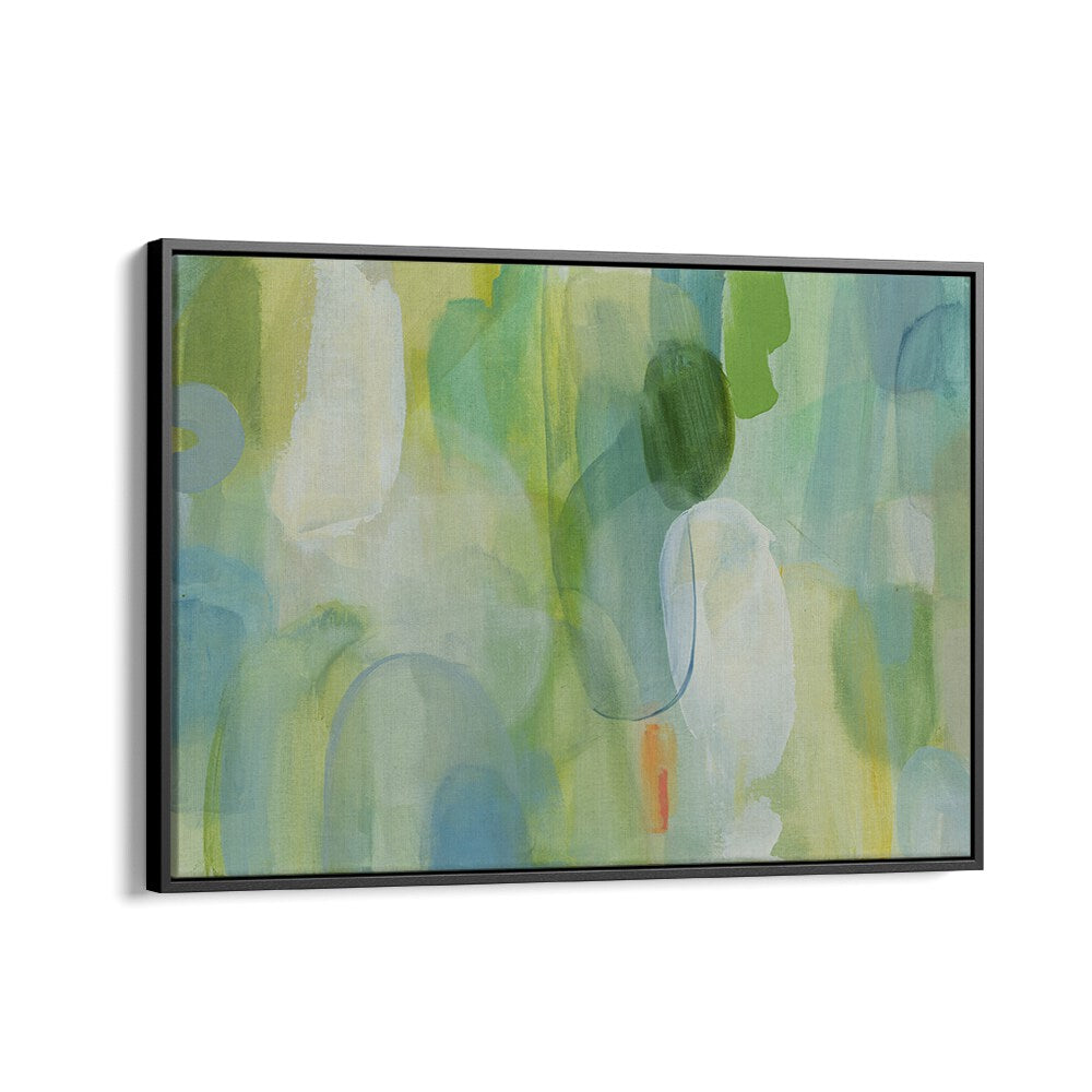 Elegant GREEN BLUE ABSTRACT painting showcasing vibrant hues, perfect for modern decor. Ideal for art lovers and homes.
