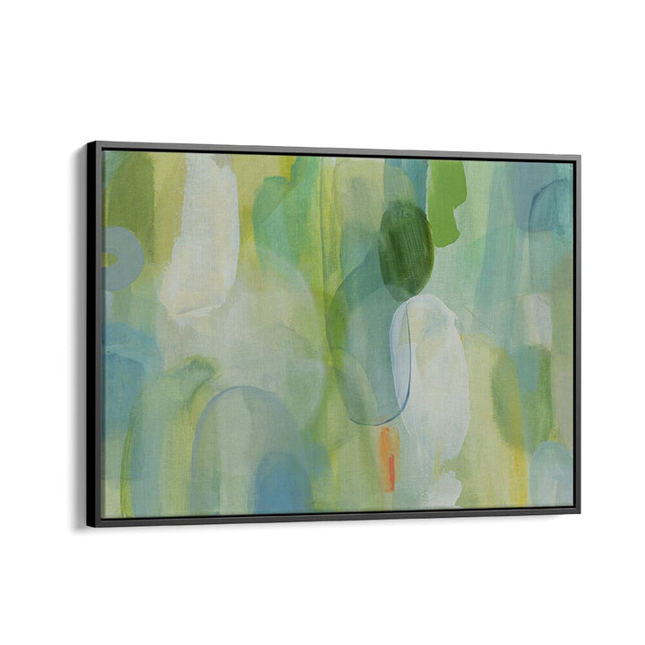 Elegant GREEN BLUE ABSTRACT painting showcasing vibrant hues, perfect for modern decor. Ideal for art lovers and homes.