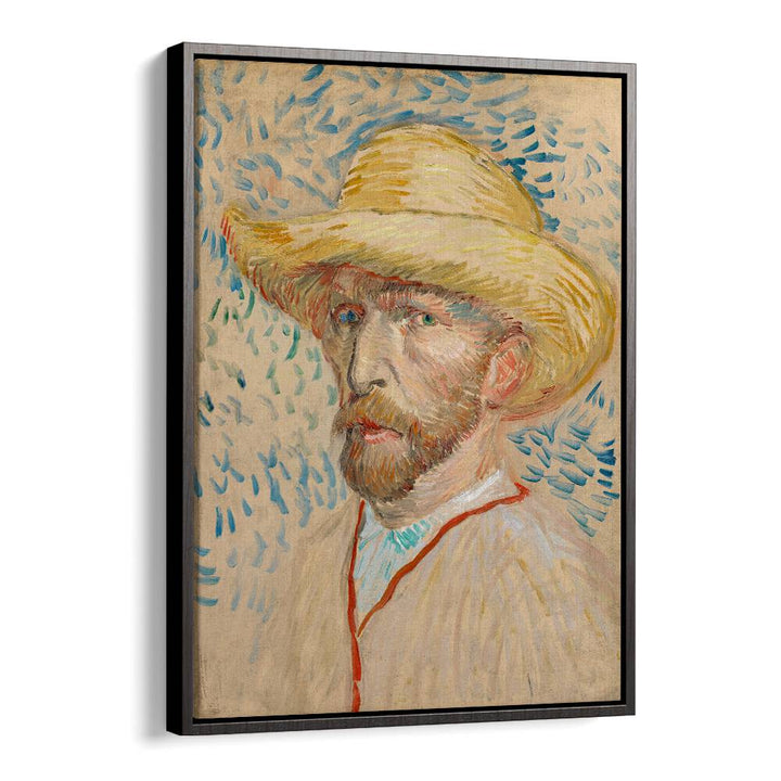 VINCENT VAN GOGH'S SELF-PORTRAIT WITH A STRAW HAT (1887),  VINTAGE PAINTINGS