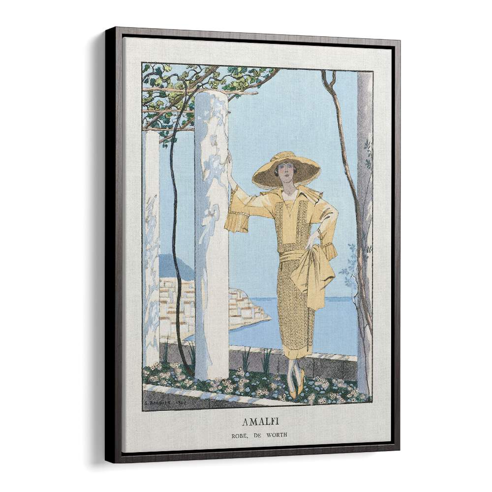 AMALFI. ROBE DE WORTH FROM GAZETTE DU BON TON (1922) , VINTAGE PAINTINGS