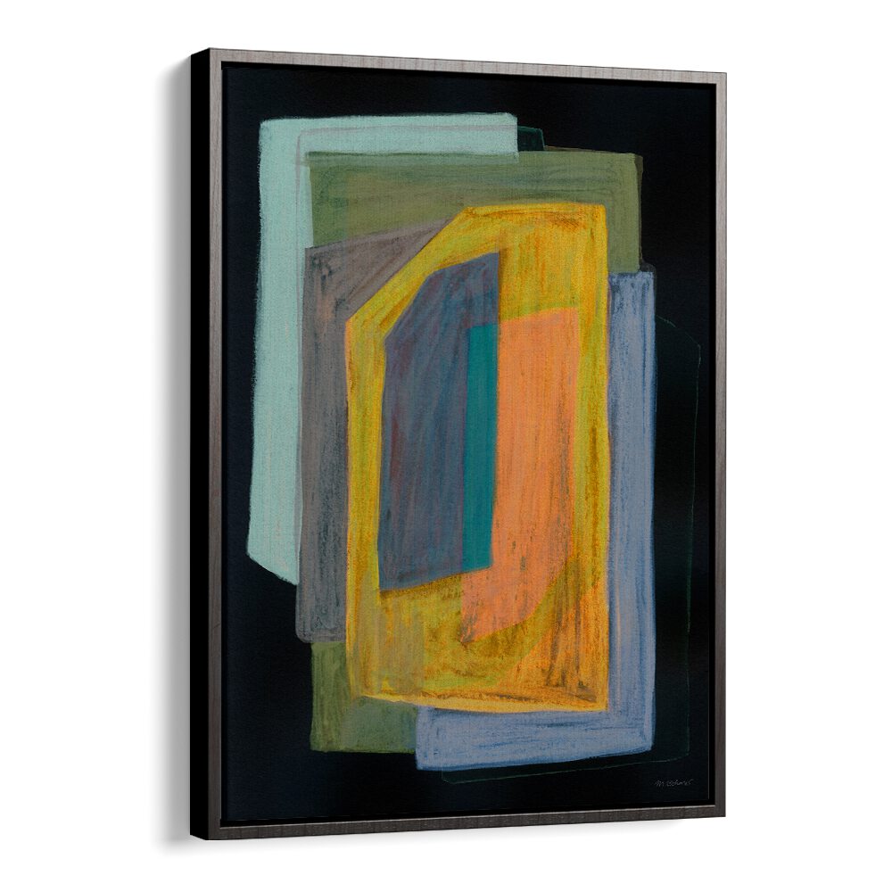 CHALK AND SHAPES II , ABSTRACT PAINTINGS