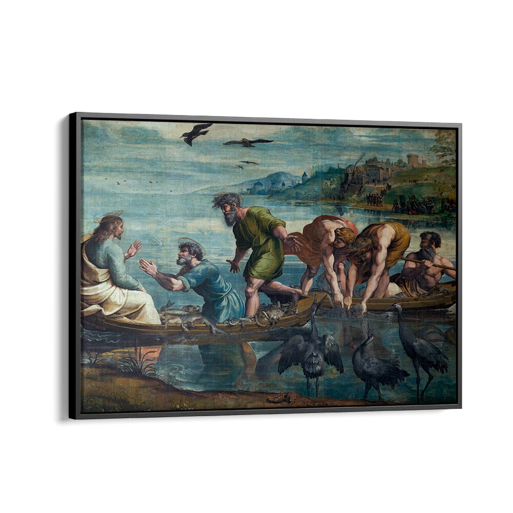 THE MIRACULOUS DRAFT OF FISHES (1515–1516) BY RAPHAEL RAFFAELLO , VINTAGE PAINTINGS