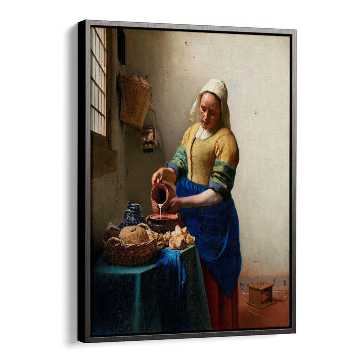 THE MILKMAID (CA. 1660)  BY JOHANNES VERMEER, VINTAGE PAINTINGS