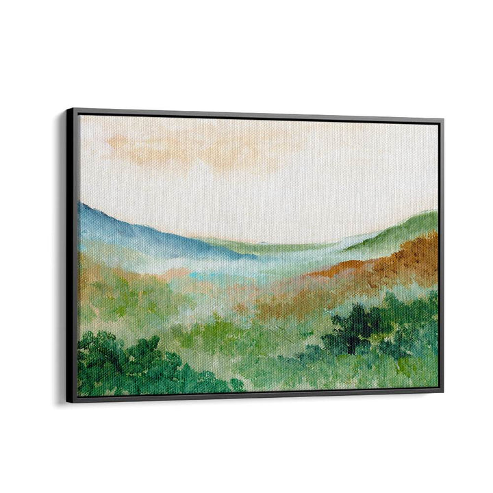 MIST OVER MEADOWS , LANDSCAPE PAINTINGS