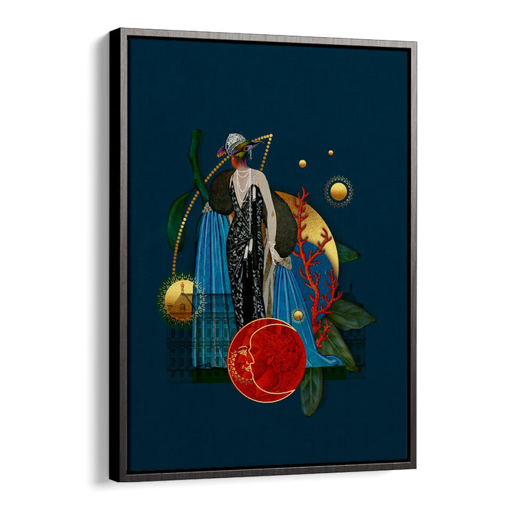 Enchanting depiction of the QUEEN OF THE UNDERWATER GARDENS, SURREAL ART PRINTS, perfect for transforming your space.