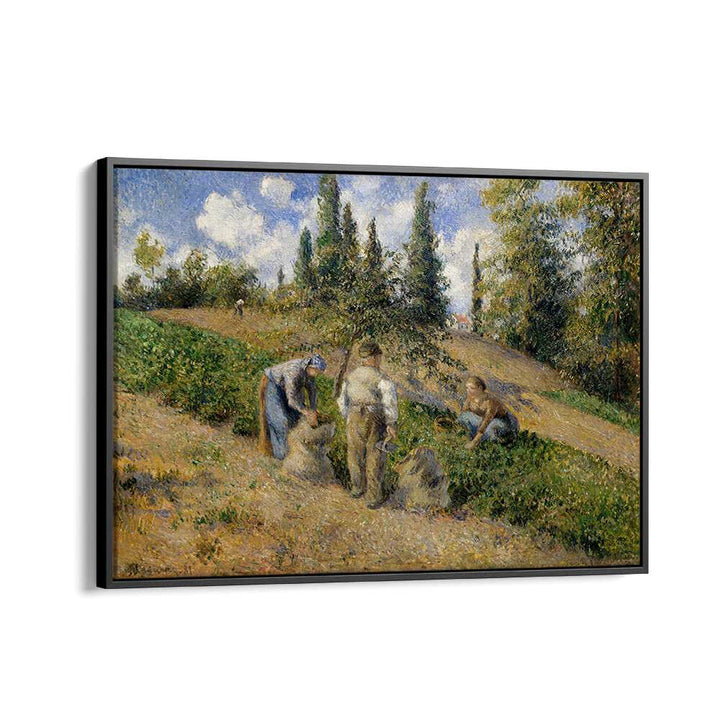 THE HARVEST, PONTOISE (1881) , VINTAGE PAINTINGS