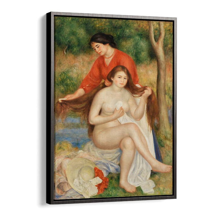 BATHER AND MAID : LA TOILETTE DE LA BAIGNEUSE (1900–1901) , VINTAGE PAINTINGS