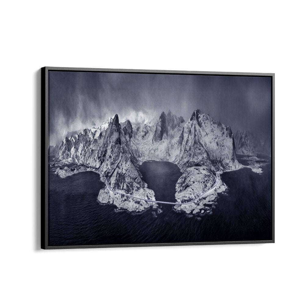 LOFOTEN IN A STORMY DAY - BW BY MICHAEL ZHENG , LANDSCAPE PHOTO PRINTS