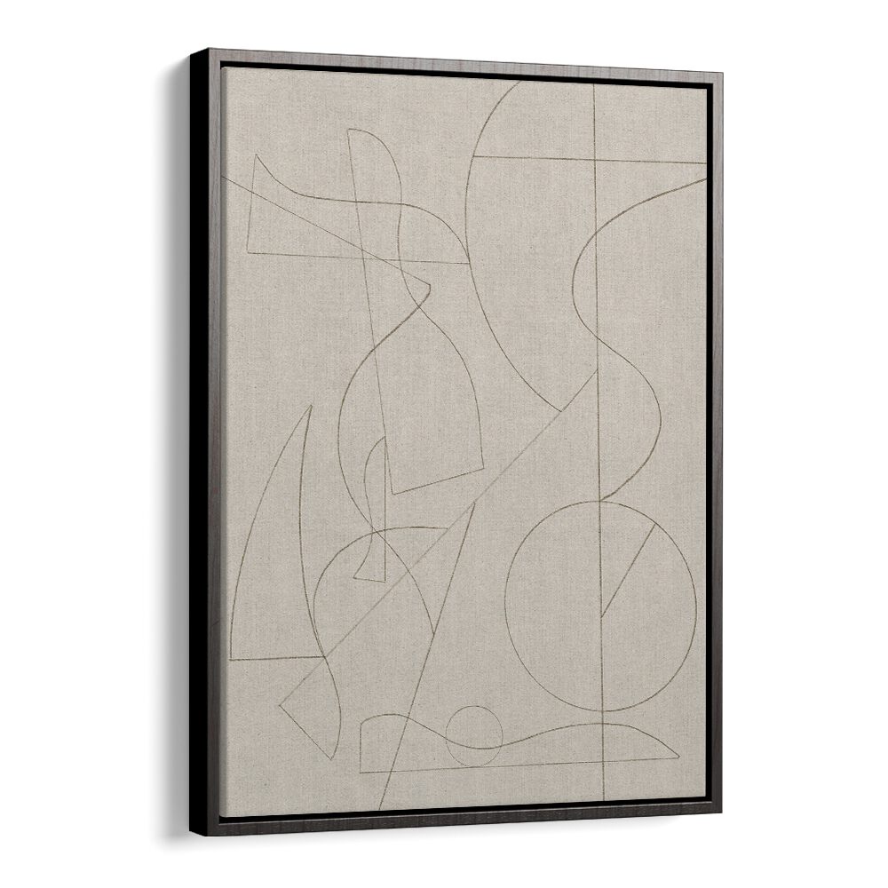 FOUNDED, ABSTRACT PAINTINGS showcase a unique blend of colors and shapes for a captivating contemporary home.