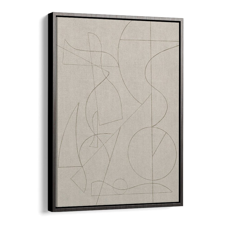FOUNDED, ABSTRACT PAINTINGS showcase a unique blend of colors and shapes for a captivating contemporary home.