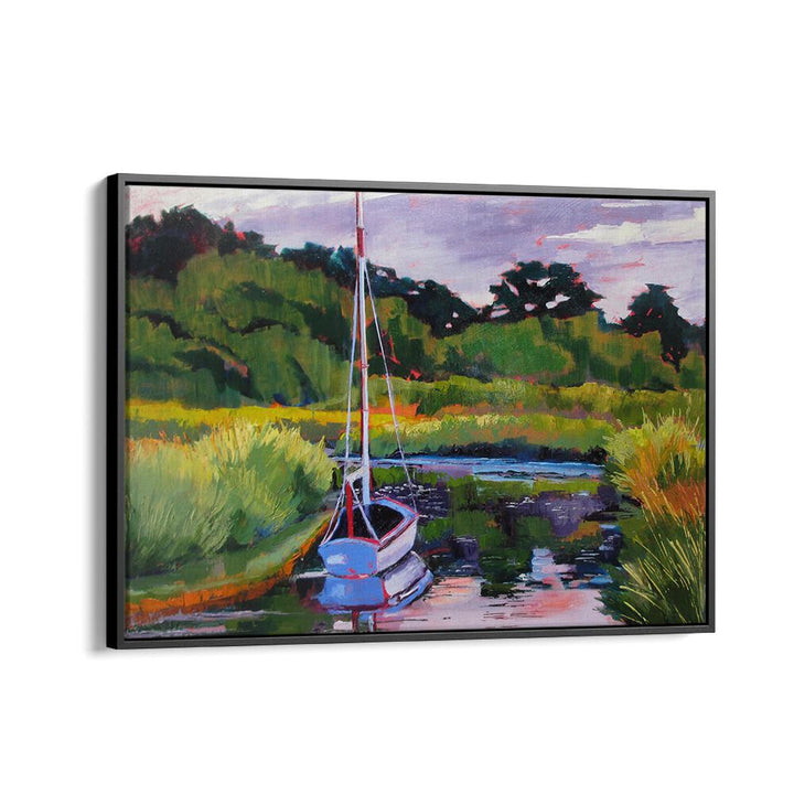 BOAT IN PLEASANT BAY , BEACH PAINTINGS