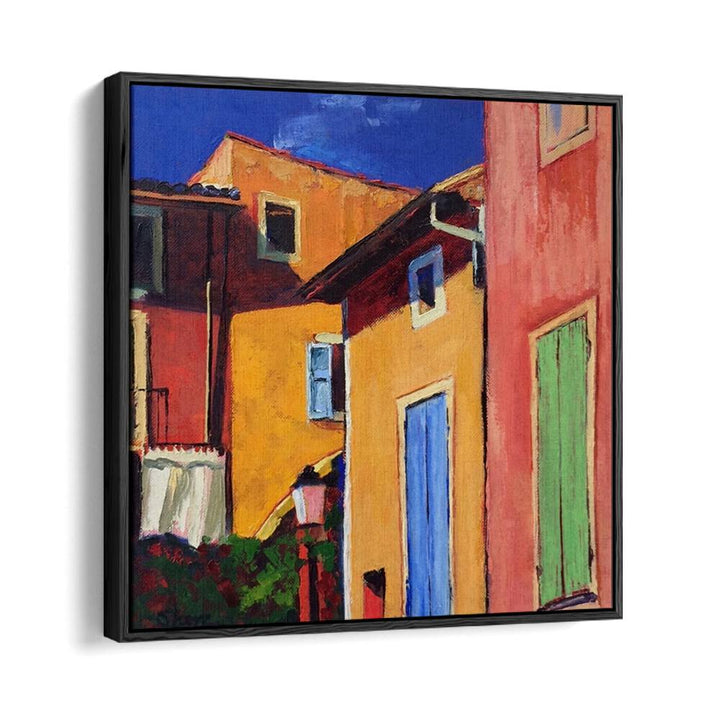 COLOURFUL HOUSES , LANDSCAPE PAINTINGS