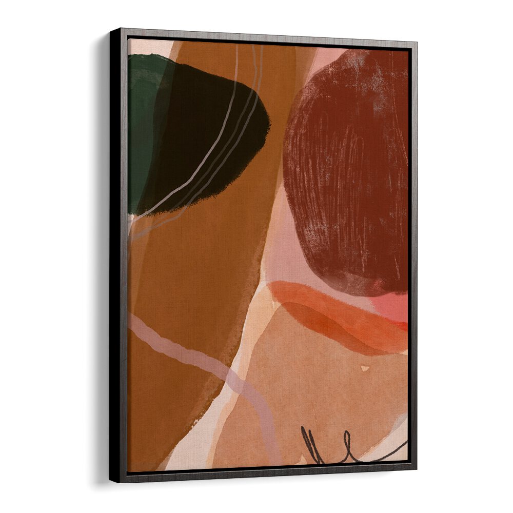 Vibrant CHATTER, ABSTRACT PAINTINGS featuring rich colors and dynamic shapes, perfect for modern decor.