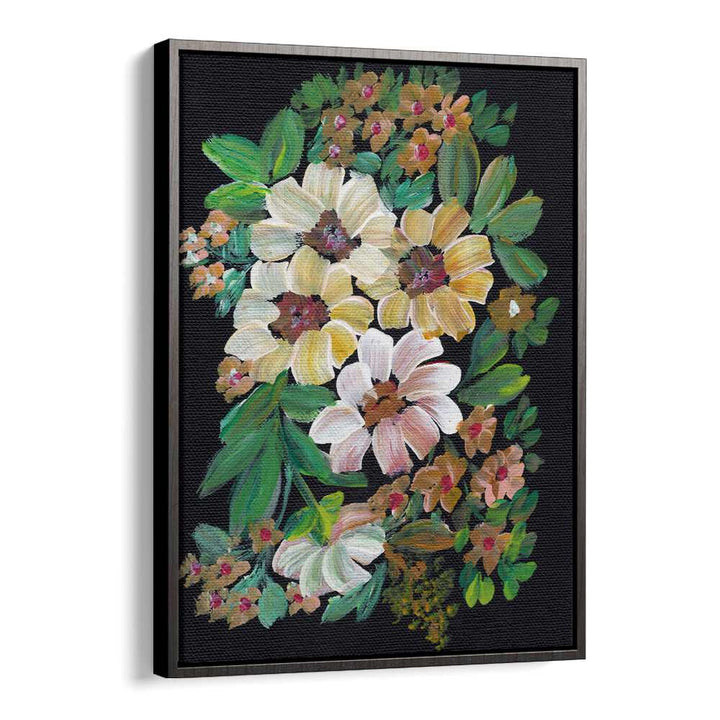 PAINTED FLOWERS , FLORAL FLOWER PAINTINGS