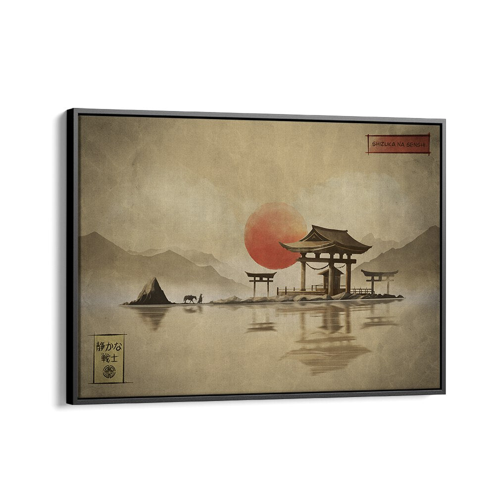 Elegant landscape featuring SHIZUKA NA SENSH, JAPANESE PAINTINGS, showcasing serene beauty and refined artistry.