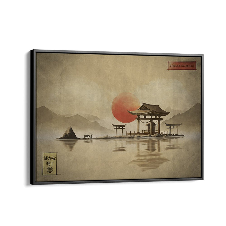 Elegant landscape featuring SHIZUKA NA SENSH, JAPANESE PAINTINGS, showcasing serene beauty and refined artistry.
