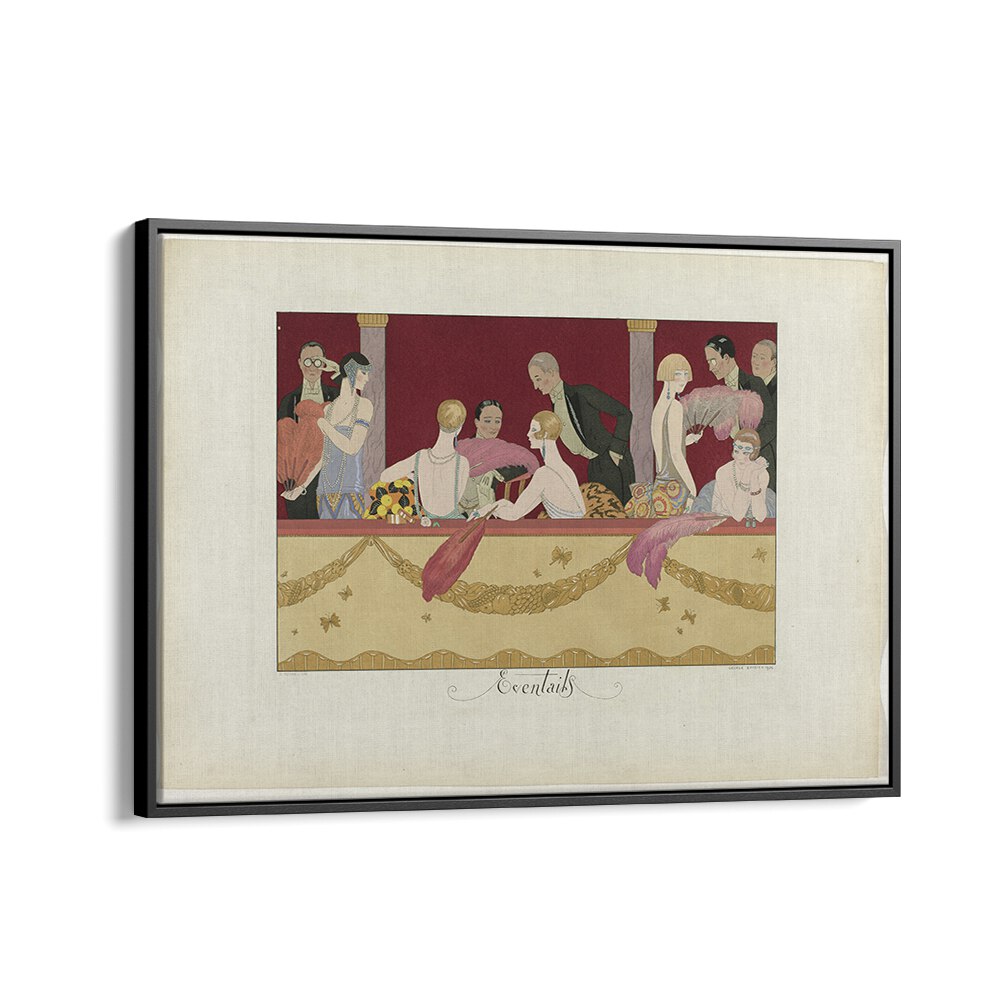 JOIE DE VIVRE LE BONHEUR DU JOUR OU LES GRACES À LA MODE (1924) , VINTAGE PAINTINGS