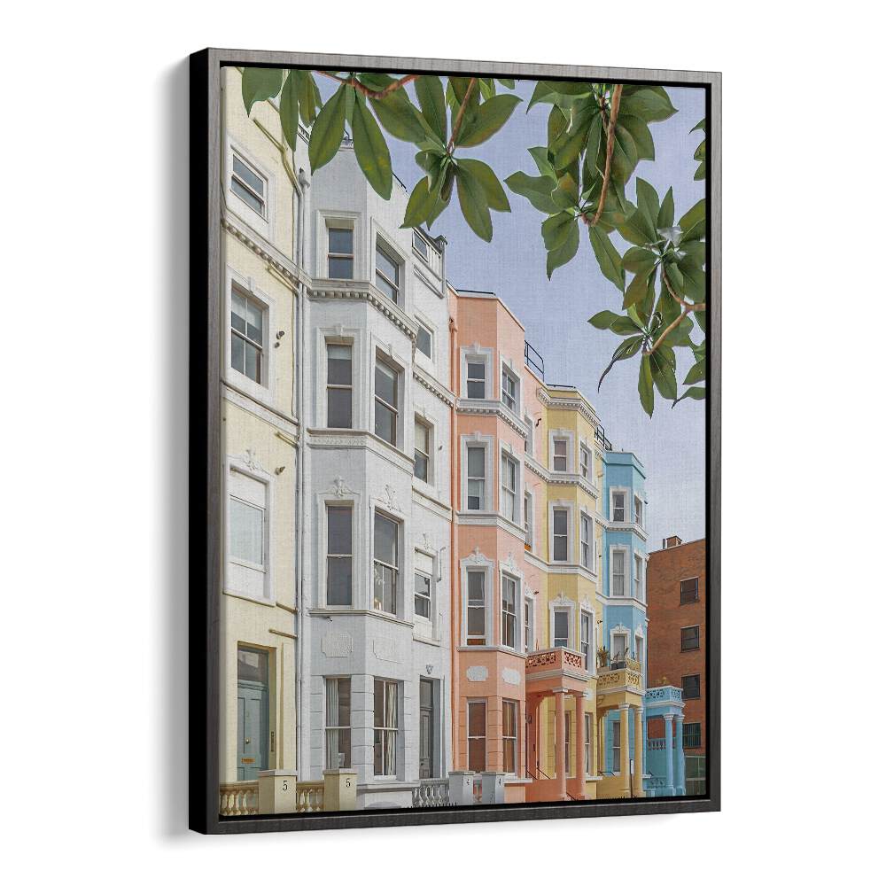 PASTEL HOUSES , STREET PHOTOGRAPHY ART PRINTS