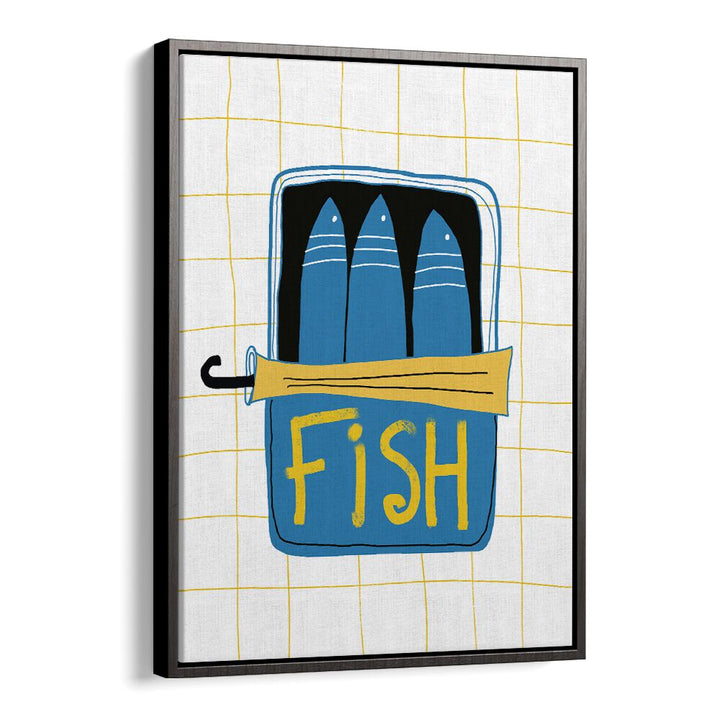 TINNED FISH III , KITCHEN POSTERS , KITCHEN ART PRINTS