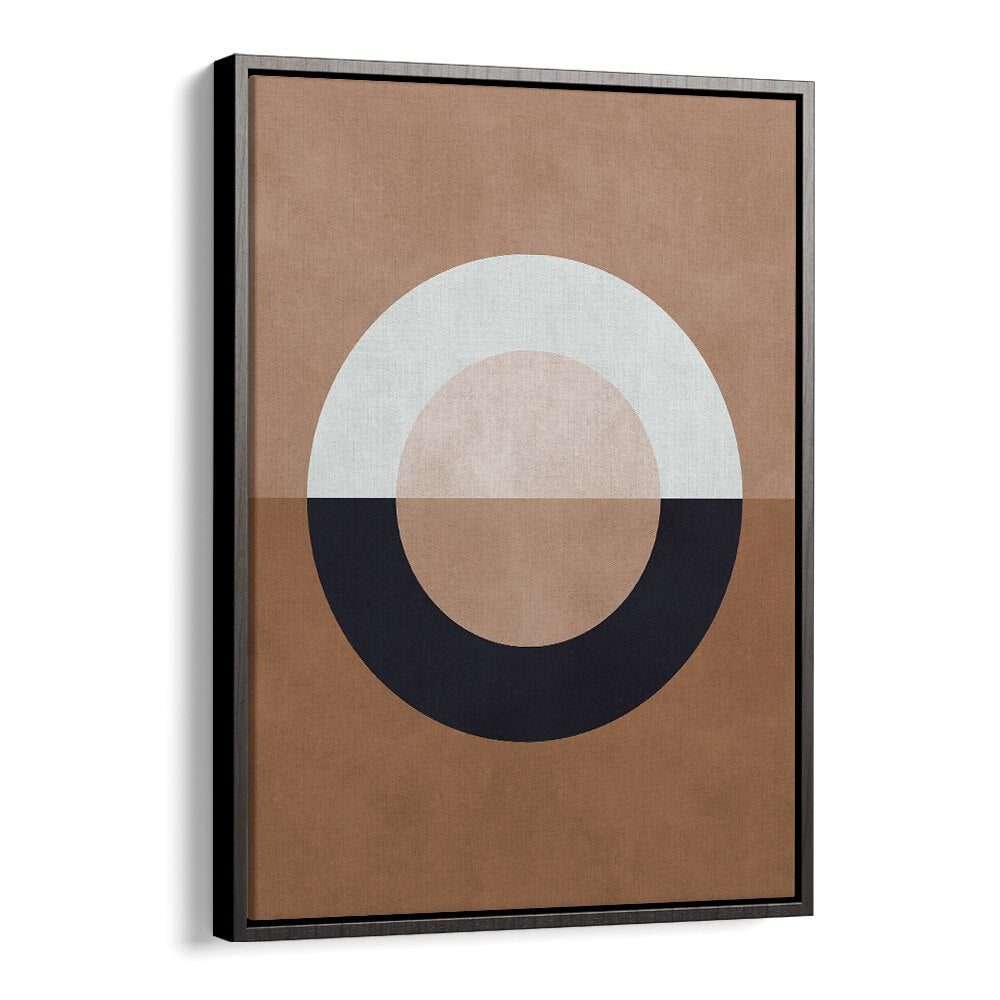 BROWN GEOMETRY VIII , ABSTRACT PAINTINGS , ABSTRACT ART PRINTS