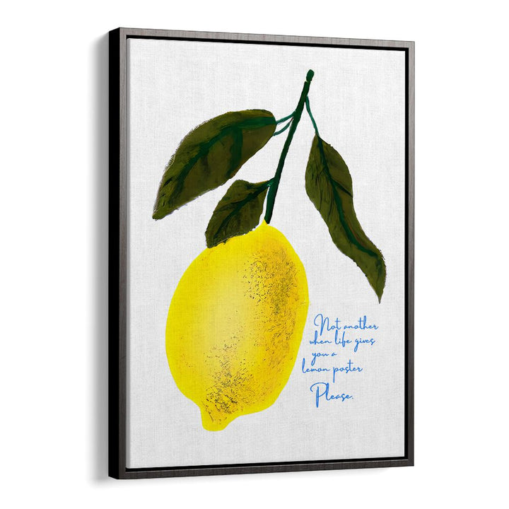 NOT ANTOHER LEMON , KITCHEN POSTERS with bright lemon artwork and playful text to enhance your kitchen decor.