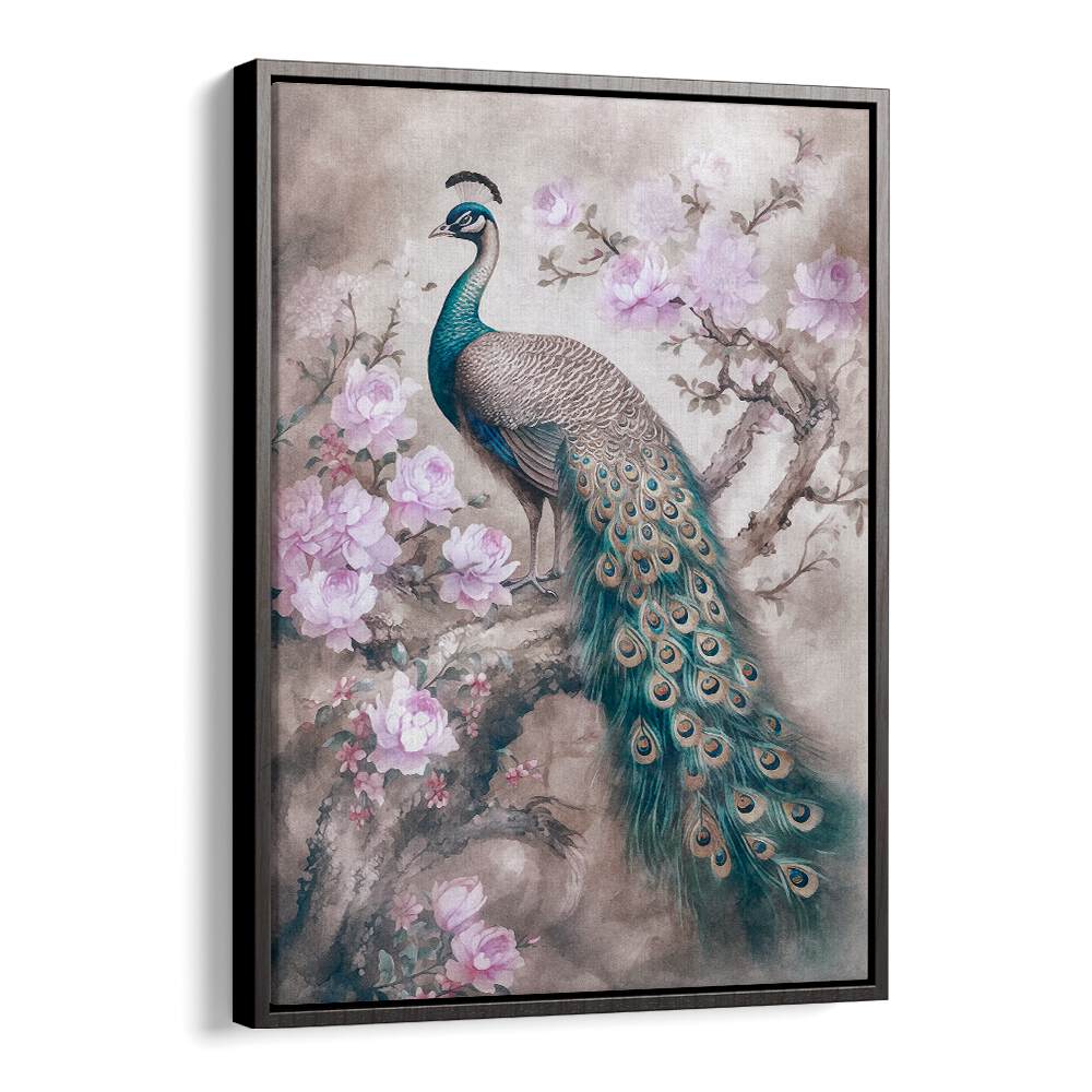 PEACOCKS ROMANCE , ANIMAL PAINTINGS