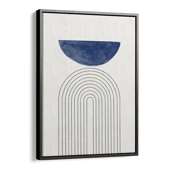 Contemporary BLUE MOON NO3. , GEOMETRIC ART PRINTS showcasing elegant abstract design to enhance any room's decor.