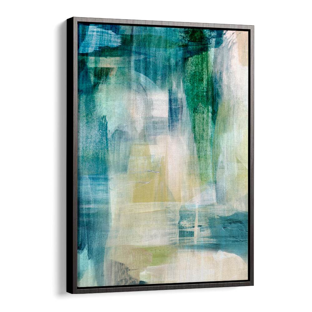 RAIN COLLAGE II, ABSTRACT PAINTINGS showcases a vibrant blend of colors, perfect for modern decor.