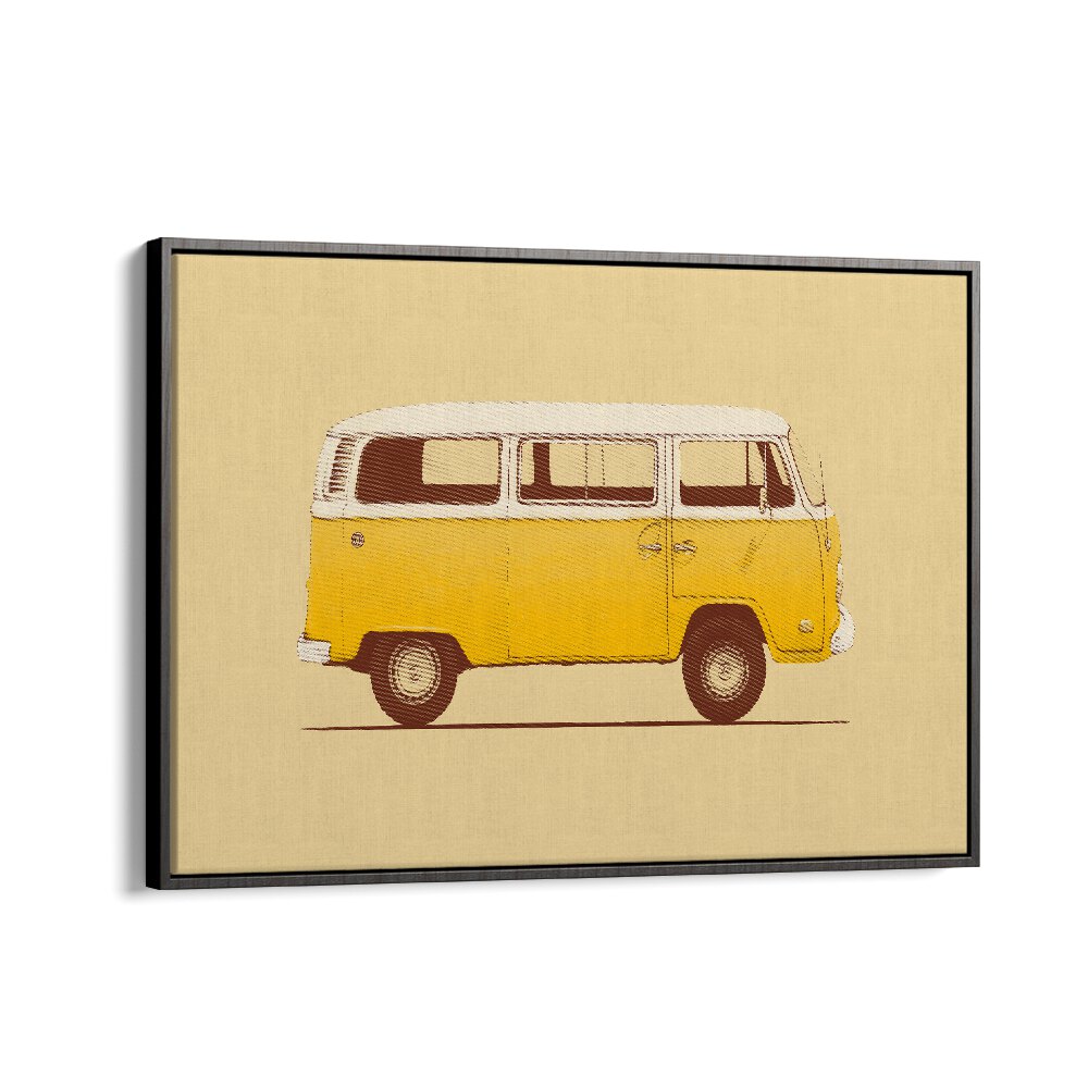 YELLOW VAN , CAR POSTERS